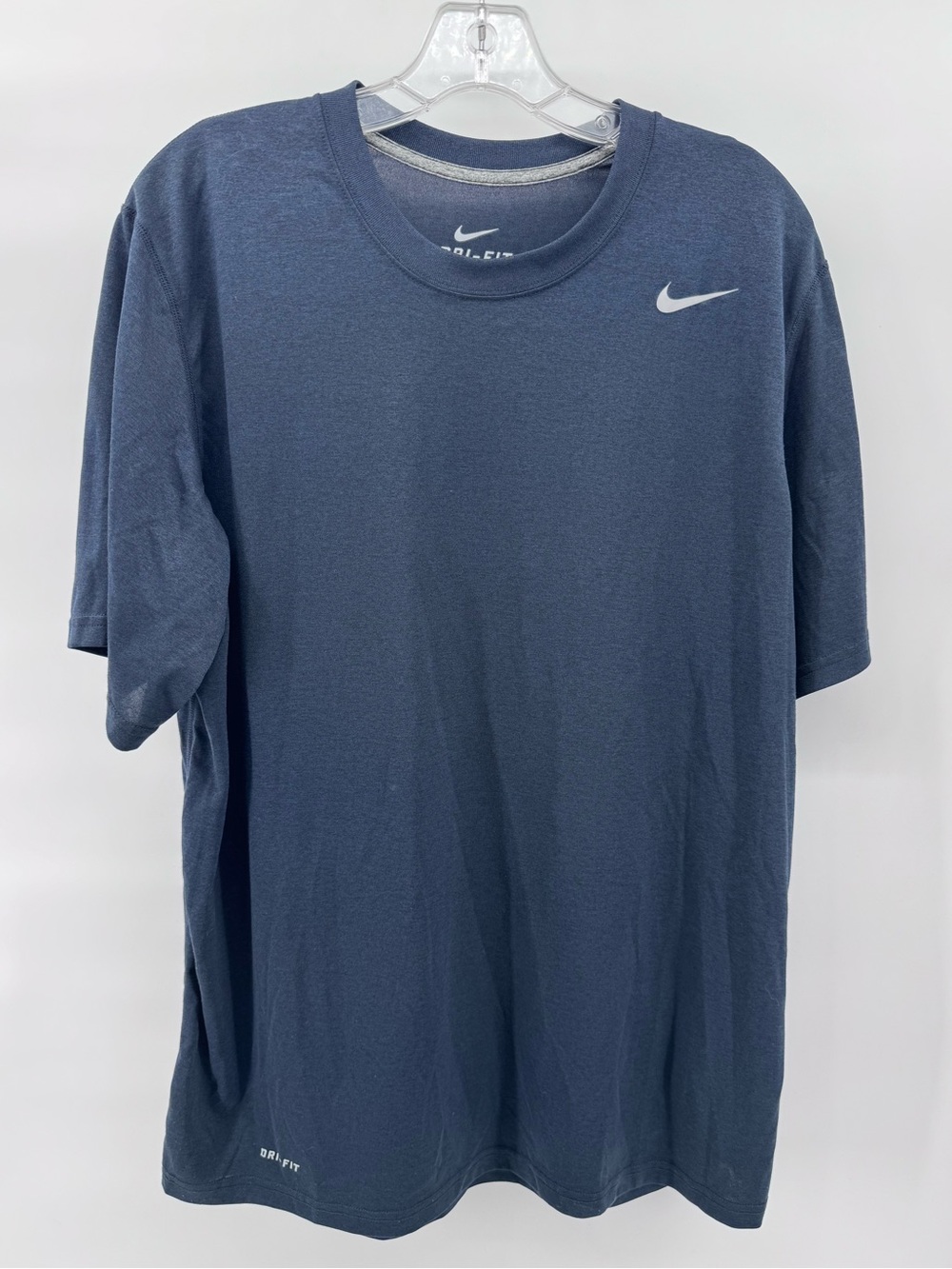 Nike Dri-Fit Navy Crewneck Tee, Large